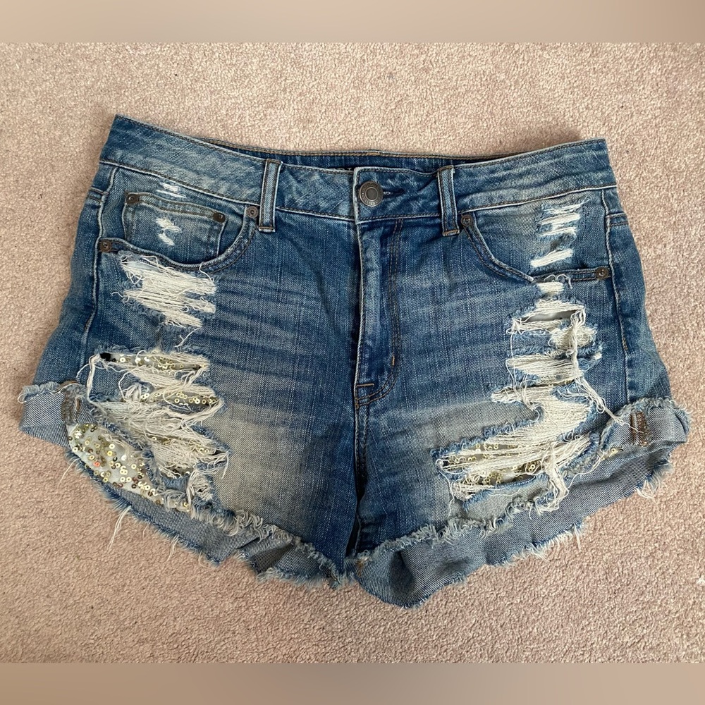 American Eagle Size 10 Denim Shorts